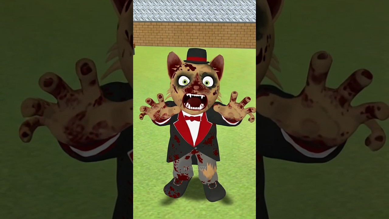 Zombie🧟‍♂️in Sakura School Simulator😱🤯| Cat Butler & Mio Aida #sakuraschoolsimulator #เกมซากุระ #sss