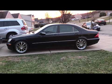 Mercedes S500 W220 4Matic Mandrus Velo 20” Wheels