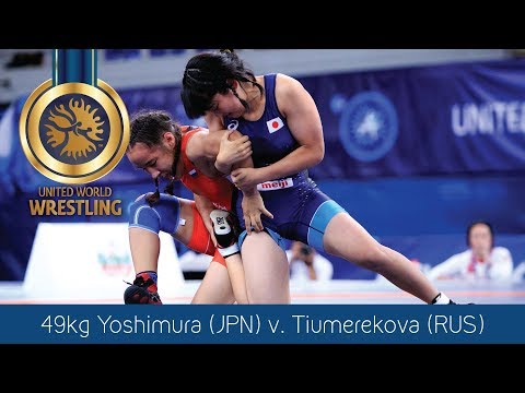 GOLD WW - 49 kg: S. YOSHIMURA (JPN) df. M. TIUMEREKOVA (RUS) by VPO, 7-2