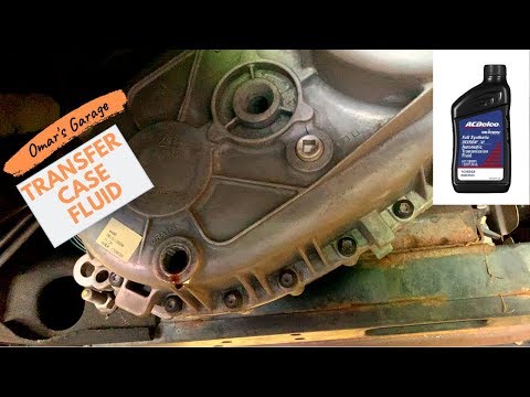 How to change the transfer case fluid on an Escalade, Denali, Yukon, Tahoe, Silverado.