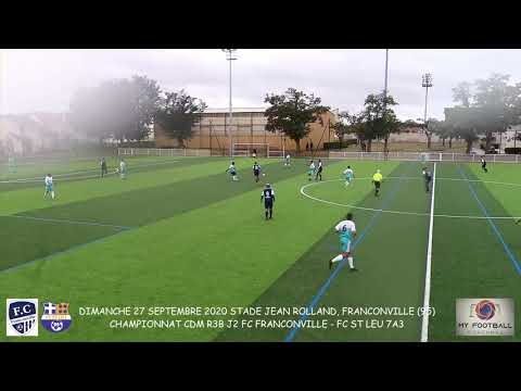 DIMANCHE 27 SEPTEMBRE 2020 CDM R3B J2 FC FRANCONVILLE - FC ST LEU 7A3 RESUME