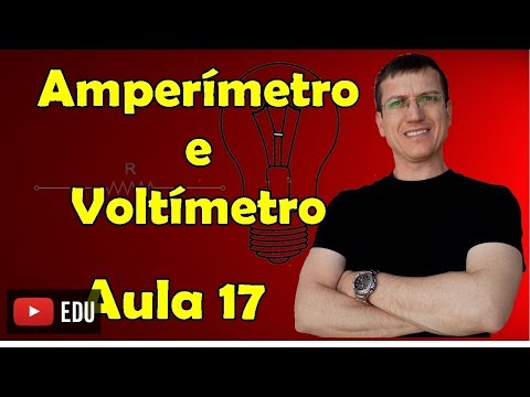 Thumbnail da aula: Amperímetro e Voltímetro Ideais
