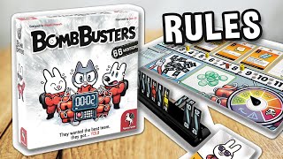 How to play BOMB BUSTERS game (official rules, instructions and gameplay) | boardgamesTV x Pegasus