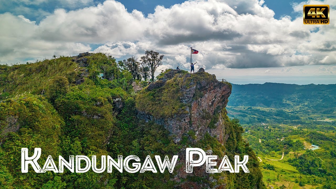 Experience the breathtaking aerial panorama of Kandungaw Peak.