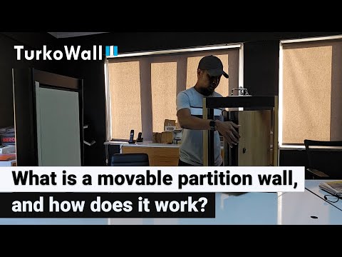 Movable partition wall video