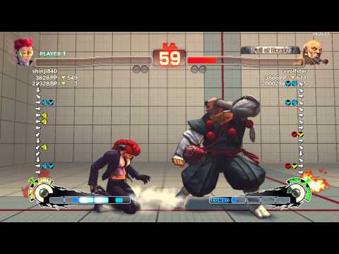 SSFIV AE LIVE PC shinji840 (C.viper) vs vvolfster (Gouken)
