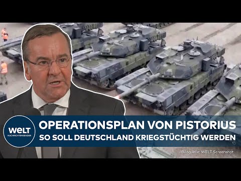 FURCHT VOR RUSSLAND: Operationsplan! Boris Pistorius will Deutschland kriegstüchtig machen