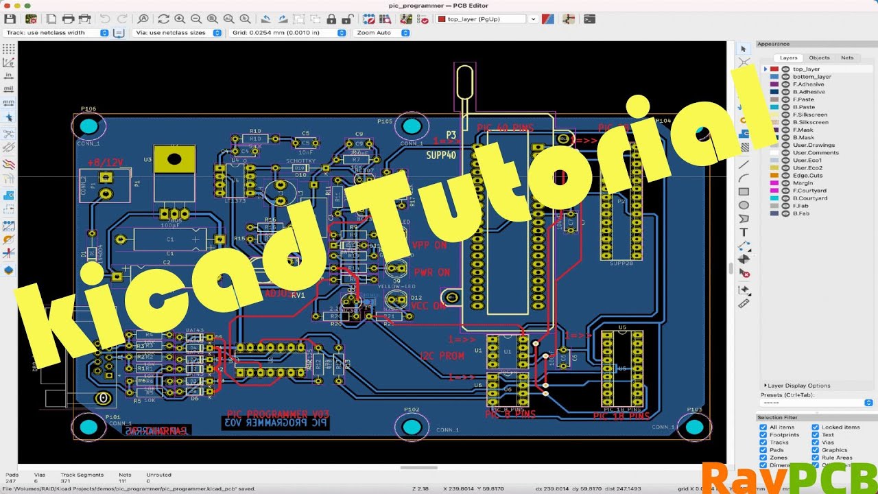 KiCad Hierarchical Schematic Tutorial 1/2  #35