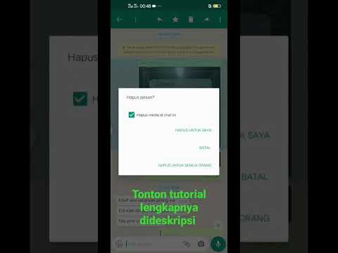 cara menghapus pesan wa yang sudah lama