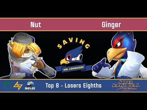 Saving Mr. Lombardi - Nut (Sheik) VS Ginger (Falco) - SSBM - Top 8 [Raw & Unpublished]