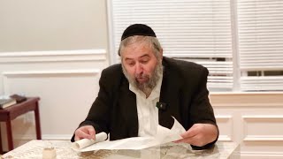 Worlds fastest Megilah reader R' Srul Aron Kletzkin with a special offer on a beautiful Torah/Megila