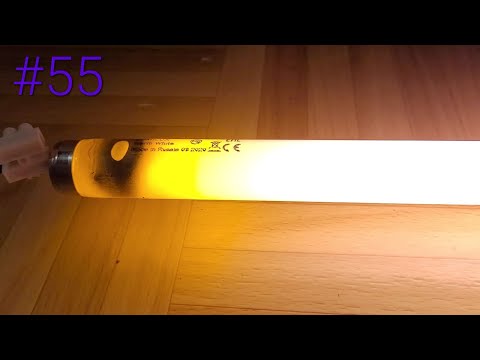 Fluorescent tube burnout #55: OSRAM L36W 830 cool white T8 made in Russia