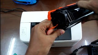 Replacing Toner Cartridge | Change HP LaserJet M12a/M15a/M15w/p1102/1108/1100p Printers Toner | HP