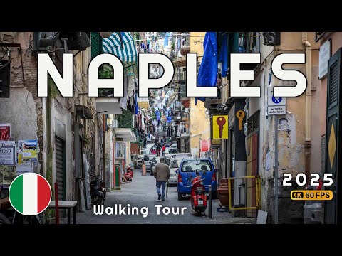 Naples, Italy - Napoli Walking Tour 2025 | 4K