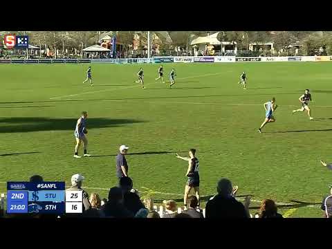Rd 16 SANFL Snapshot - Sturt's Josh Rentch takes a sensational mark