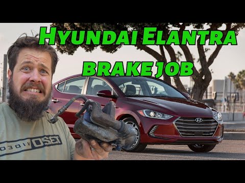 I replace everything brakes on a hyundai elantra! (except lines)