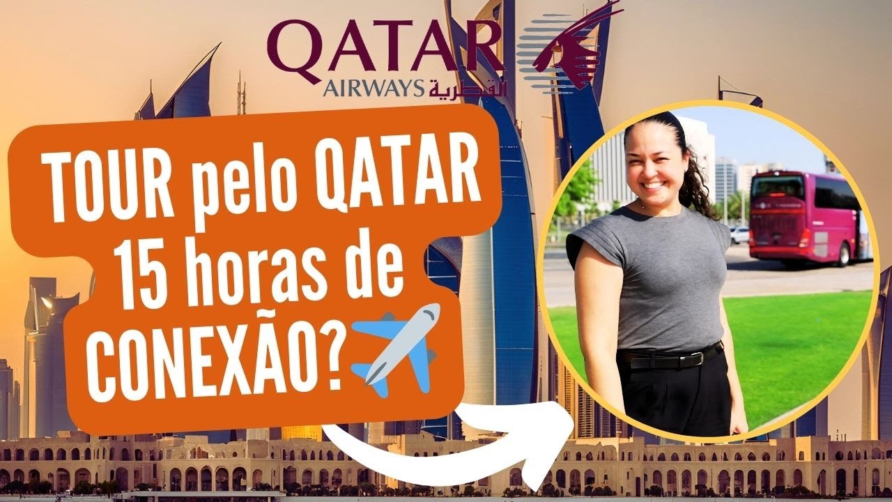 DUBAI - QATAR 2024 | O que fazer em CONEXÃO de 15 HORAS em DOHA? TOUR Qatar Airways - AL MAHA LOUNGE