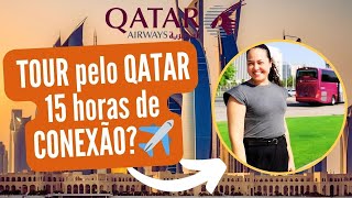 DUBAI - QATAR 2024 | O que fazer em CONEXÃO de 15 HORAS em DOHA? TOUR Qatar Airways - AL MAHA LOUNGE