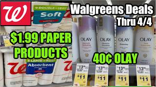 MORE WALGREENS DEALS THRU 4/4 |**Cheap Paper & Olay!