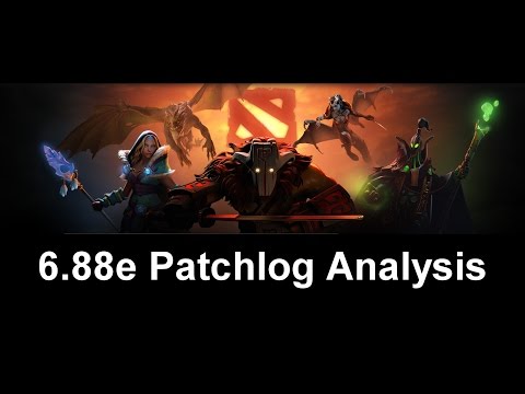 Dota2 6.88e Patchlog Analysis