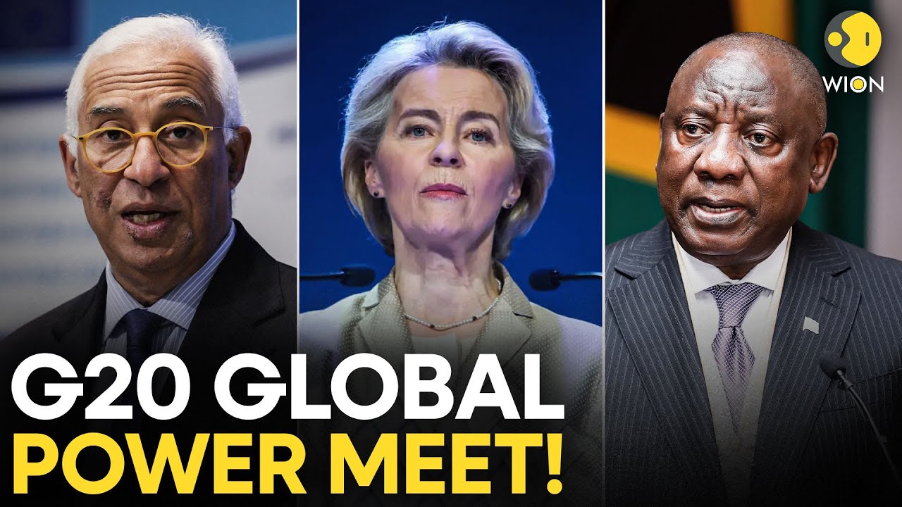 LIVE: South Africa, EU leaders Ramaphosa & Ursula von der Leyen Address Media Ahead Of G20 Summit