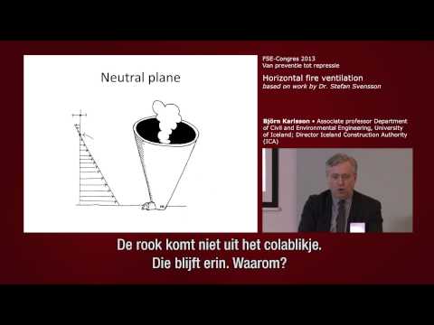 FSE Congres 2013 - Björn Karlsson, Universiteit van Reykjavik, principes van rookventilatie