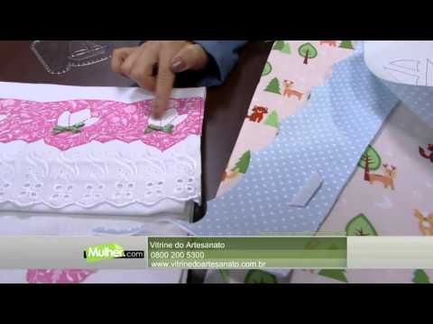 Mulher.com - 19/04/2016 - Trabalho com réguas de barrado - Deize Costa PT1