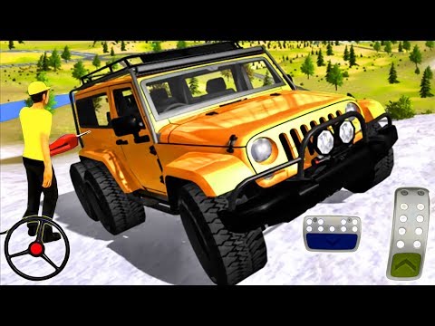 6x6 Offroad Truck Driving Simulator - Mountain Jeep Driver | Android Gameplay