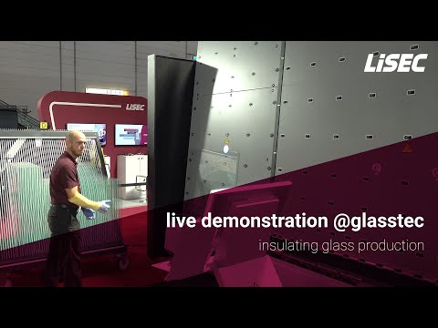 LiSEC live demonstration @glasstec | insulating glass production