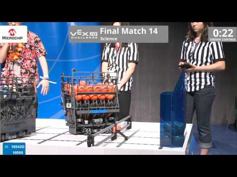 VEX Worlds 2016 - VEXIQ Middle School - Science - Finals 14 (10543D 10595) 150