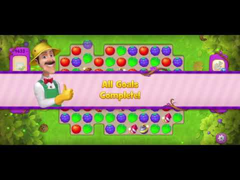 Gardenscapes Level 4633 (Purple Level - Super Hard Level) NO BOOSTER