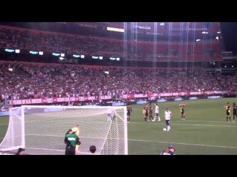 USA v Belgium Clint Dempsey Penalty Kick Browns Stadium