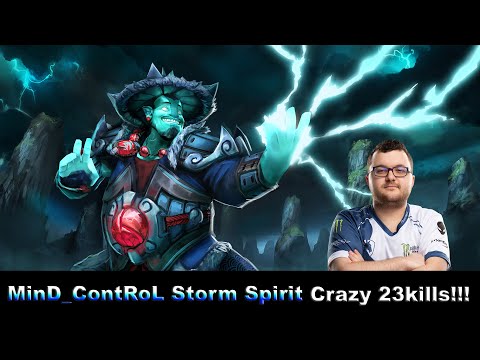 MINDCONTROL STORM SPIRIT CRAZY 23KILLS!!!