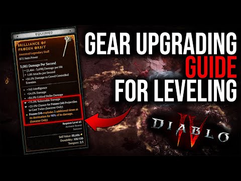 How to Temper and Upgrade Gear Efficiently - Diablo 4 Season 4 Gear Guide For Leveling
