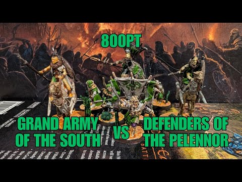 Harad and Easterlings vs Defenders of the Pelennor 800pt MESBG Battle Report
