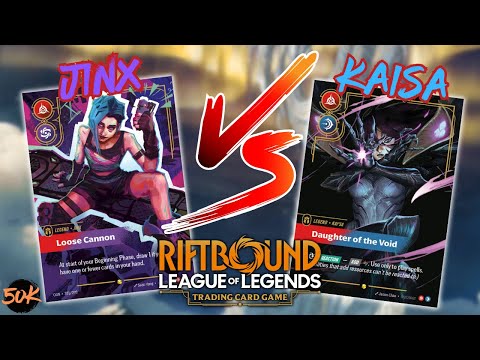 Jinx Turbo Aggro VS Kaisa Midrange | Riftbound League of Legends TCG Origins