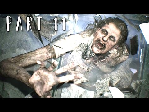 RESIDENT EVIL 7 Walkthrough Gameplay Part 11 - Marguerite Boss (RE7)