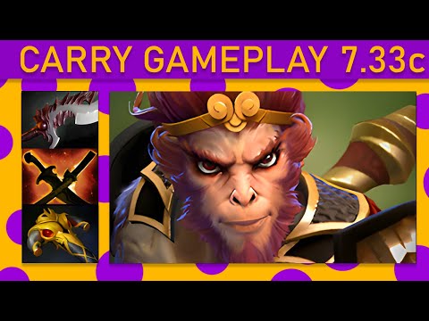 ⭐20+ Kills! Monkey King Carry Gameplay - Dota 2 Top MMR