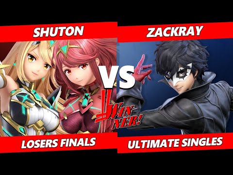 WINNER! #5 Losers Finals - Zackray (Joker) Vs. Shuton (Pyra Mythra) SSBU Ultimate Tournament