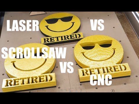Scrollsaw VS CNC VS Laser
