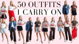 How to Pack ONE Carry On for a WEEK of Outfits Mom Packing Method
