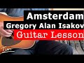 Gregory Alan Isakov Amsterdam Guitar Lesson, Chords, and Tutorial