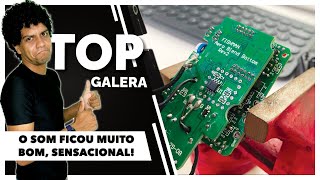 DESMONTAGEM DO PREAMP FISHMAN 301 FAKE E TROCA DO PIEZZO