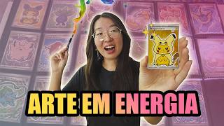 Transformei cartas de energia Pokémon nisso!