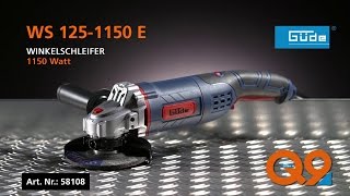GÜDE ÚHLOVÁ BRUSKA WS 125-1150 E