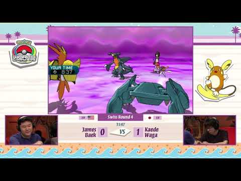 2017 Pokemon World Championships VGC Masters Day 1 - James Baek vs Kaede Waga - Swiss R4