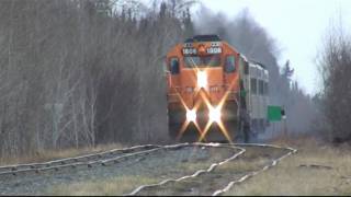 preview picture of video '(HD) Ontario Northland Northlander at Potter'