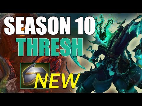 WORLD'S FIRST SEASON 10 THRESH GAMEPLAY | NEW SUPPORT ITEMS!? League of Legends
