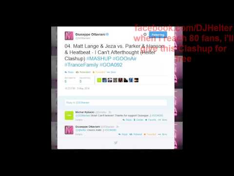 Matt Lange & Jeza vs Parker & Hanson & Heatbeat - I Can't Afterthought (Helter Clashup) [GO On Air]