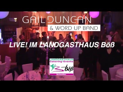 WORD UP BAND 5er Besetzung Landgasthaus Böß in Schwollen Hunsrück -Partyband Frankfurt